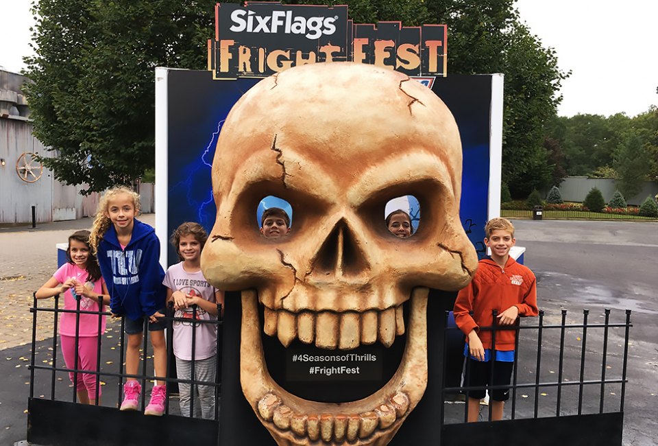 Enjoy scare-free thrills during the day at Six Flags' Fright Fest. Photo by Laurie Rein