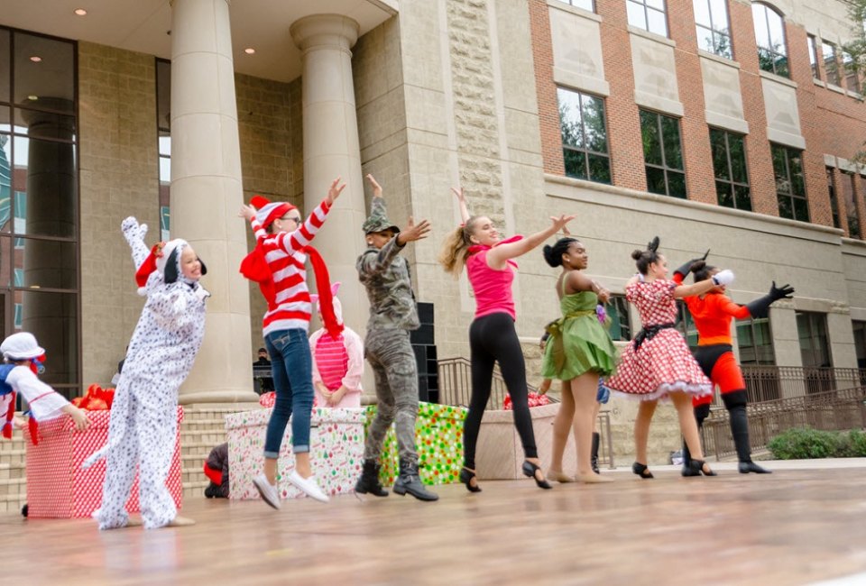 Local dance companies are taking over Sugar Land Town Square for a day of festivities. Photo courtesy of Sugar Land Town Square.