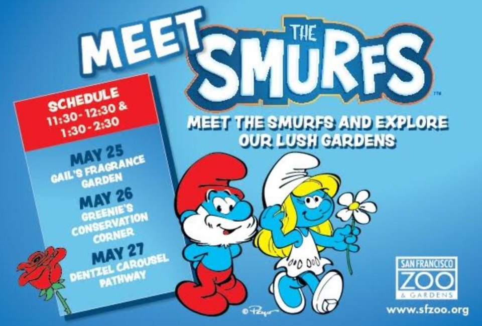 Meet the Smurfs at the SF Zoo | Mommy Poppins - Things To Do in San ...