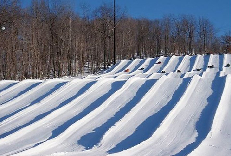 Snow tubing near NYC: Montage Mountain