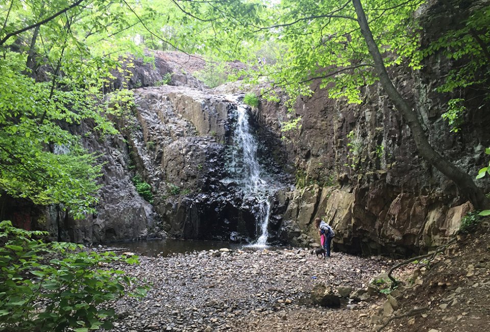 Waterfall at the South Mountain Reservation