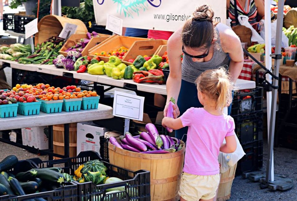 Pick out some produce and then head across the street for more market wares on SoWa. Photo courtesy of SoWa Boston