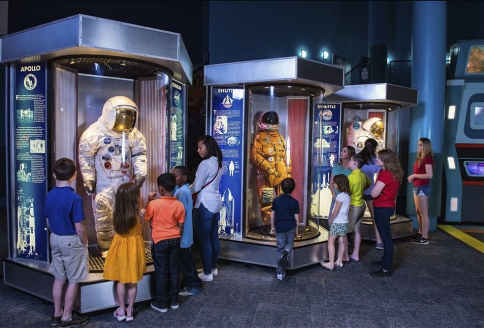 Space Center Houston is free for 4 the and under crowd! Photo courtesy of the museum