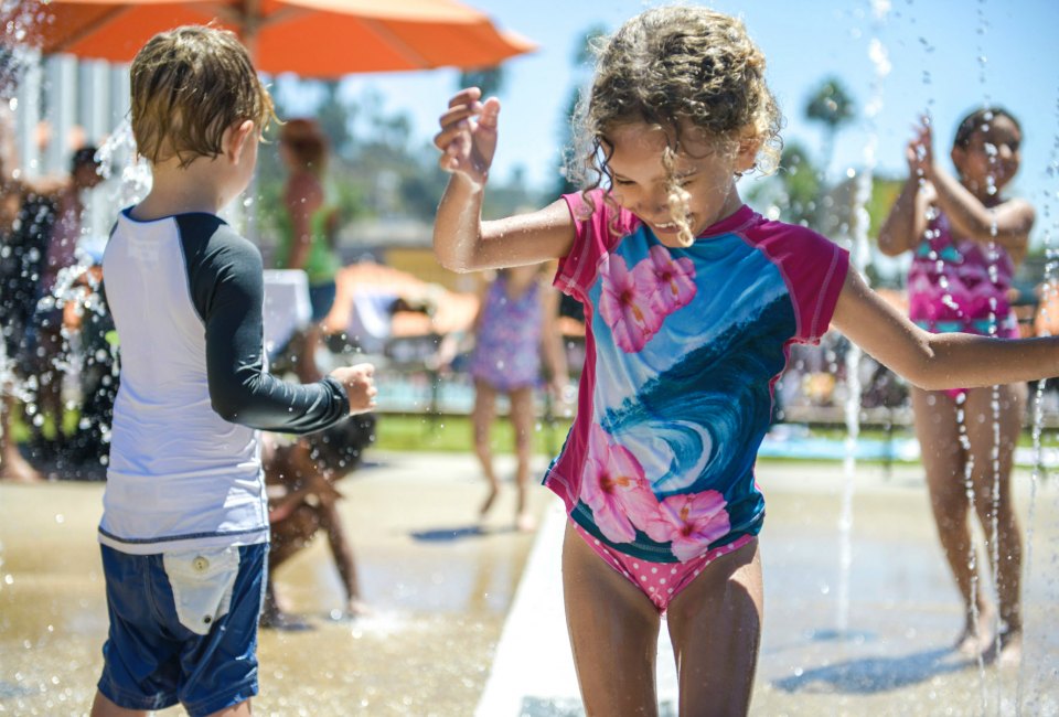 The Splash Pad at Santa Monica's Annenberg Beach House. Photo by Sarah Prikryl