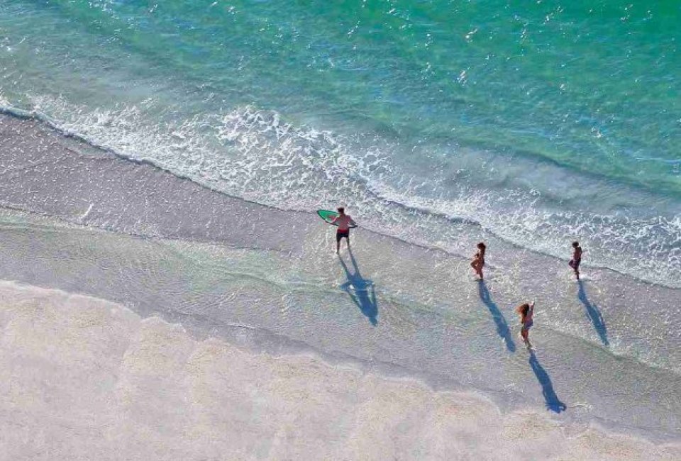 people on the St. Pete Beach