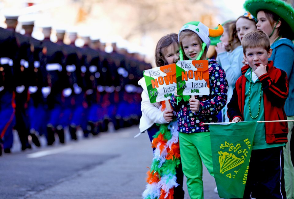 The big St. Patrick's Day Parade is one of the many things to do in NYC to celebrate the holiday. Photo by Marine Corps NYC via Flickr