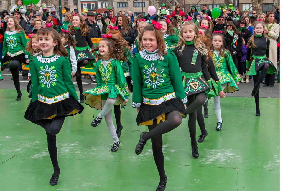 Philadelphia's first St. Patrick's Day parade took place in 1771! Photo by R. Kennedy for Visit Philadelphia