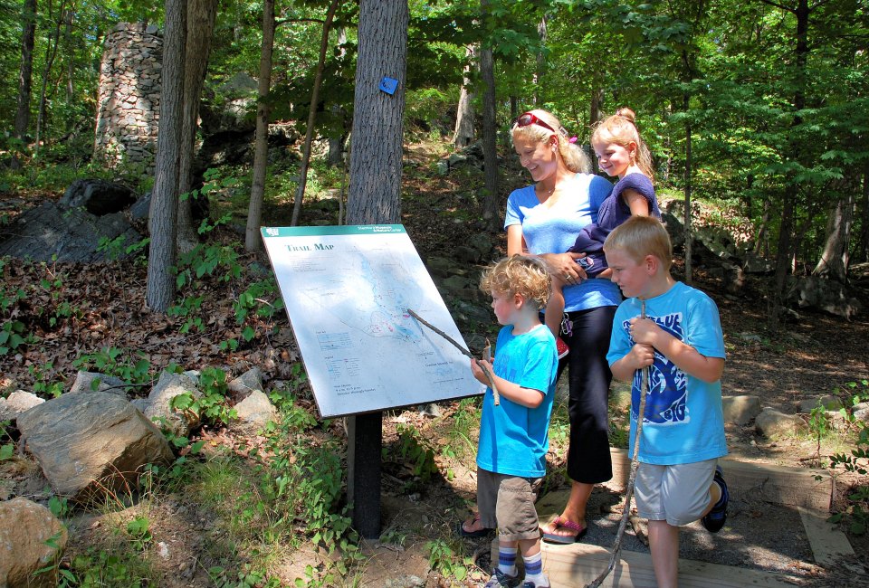 Stamford Museum & Nature Center's campout allows families to fully explore its 118-acre site. Photo courtesy of the nature center