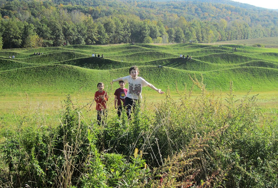 Storm King Art Center offers plenty of room to run and explore on a fall day trip
