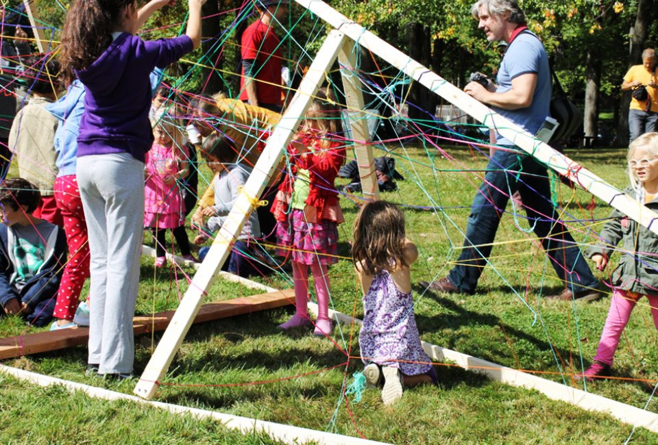 Kids' programming at Storm King Art Center fosters creativity and cooperation.