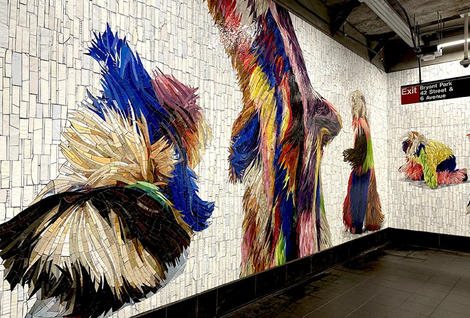 Nick Cave's “Each One, Every One, Equal All,” is a stunning subway art installation in one of the city's busiest stations.  