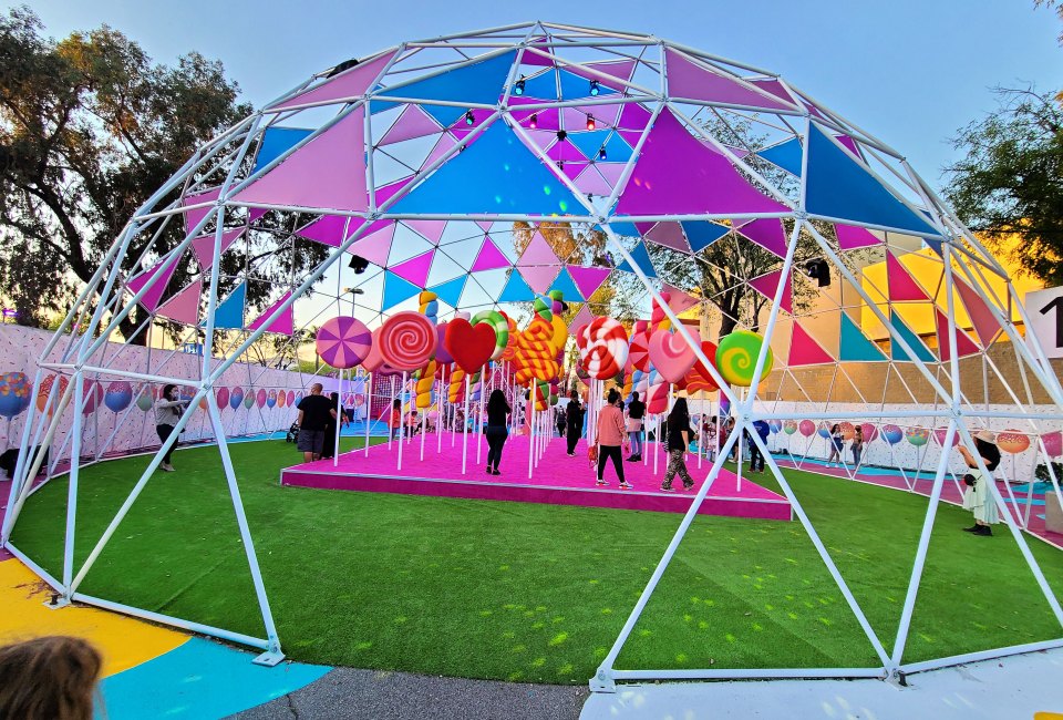 A Real Life Candy Land at Sugar Rush: A lollipop forest awaits