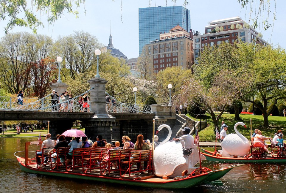 One of Boston's most beloved things to do with kids is back in April 2023! Swan Boats Opening Day photo courtesy of swanboats.com