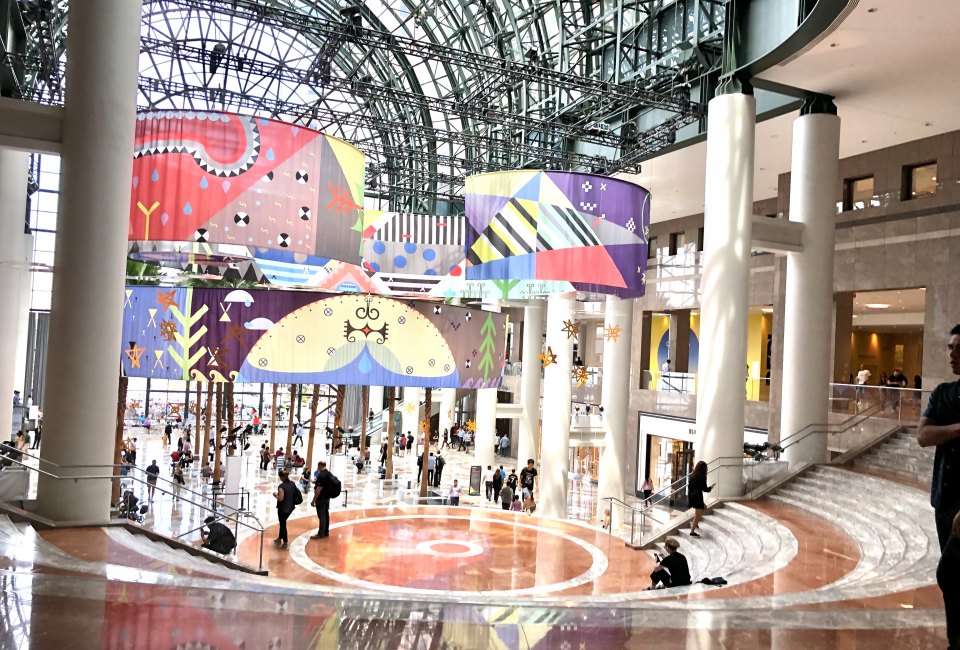 The Winter Garden at Brookfield Place makes a great photo backdrob