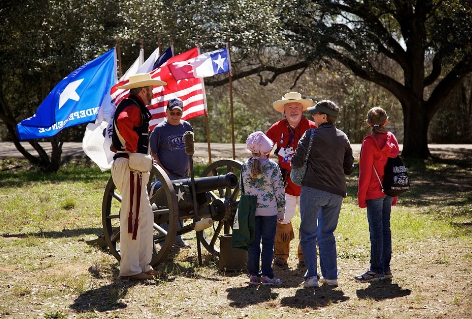Celebrate Texas' independence with a full weekend of authentic historic performances, activities, dress, and more. Photo courtesy of Washington on the Brazos Historical Foundation.