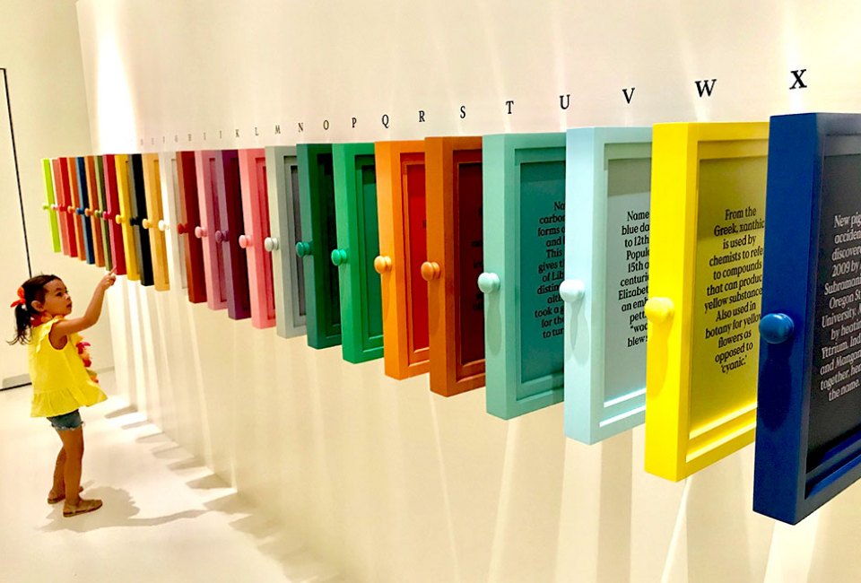 Find the perfect hue for you at The Color Factory. Photo by Janet Bloom