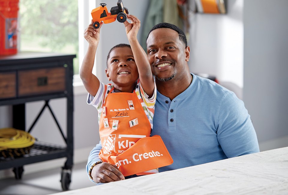 The Home Depot's Kids Workshops offers free DIY projects for children the first Saturday of each month. Photo courtesy The Home Depot