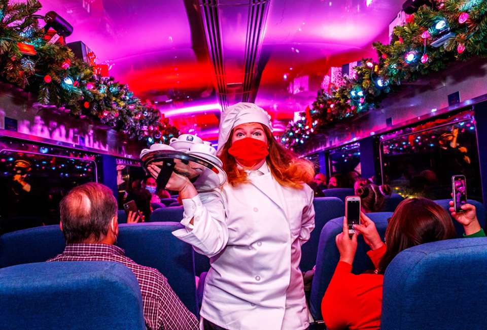 Join a magical trip on the Polar Express train ride with the Whippany Railway. Photo courtesy of the Whippany Railway