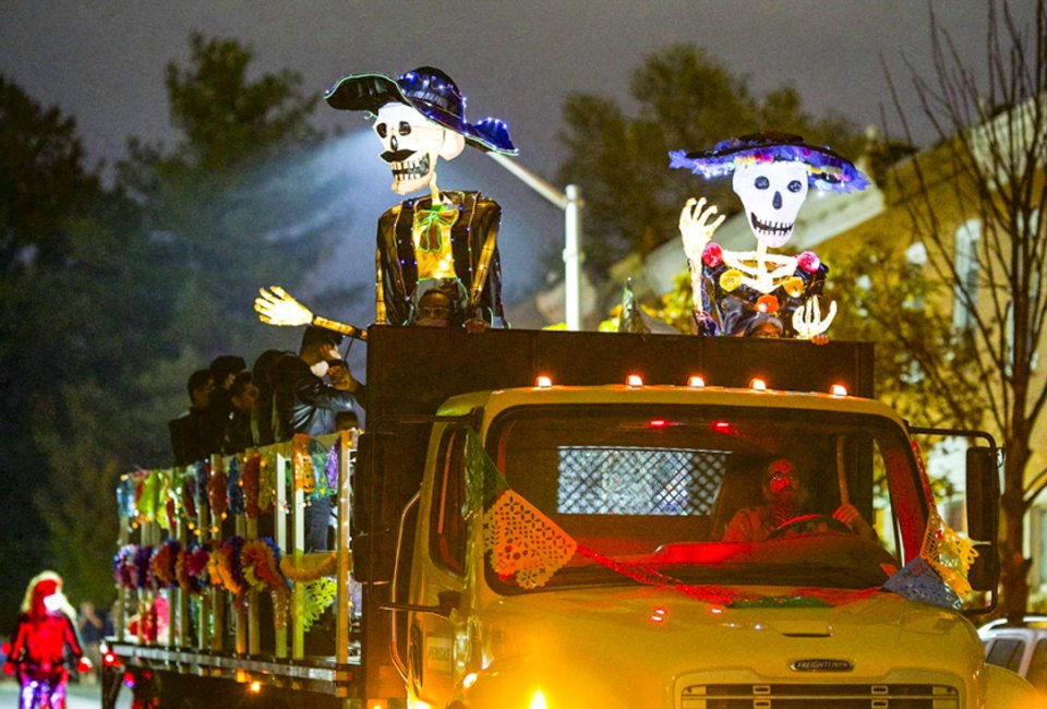 The Great Halloween Lantern Parade & Festival lights up Baltimore. Photo courtesy of creativealliance.org