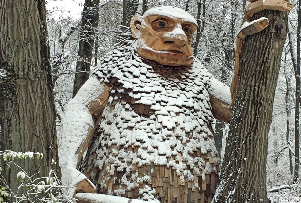 Go on a Troll Hunt at the Morton Arboretum. Photo courtesy of the arboretum