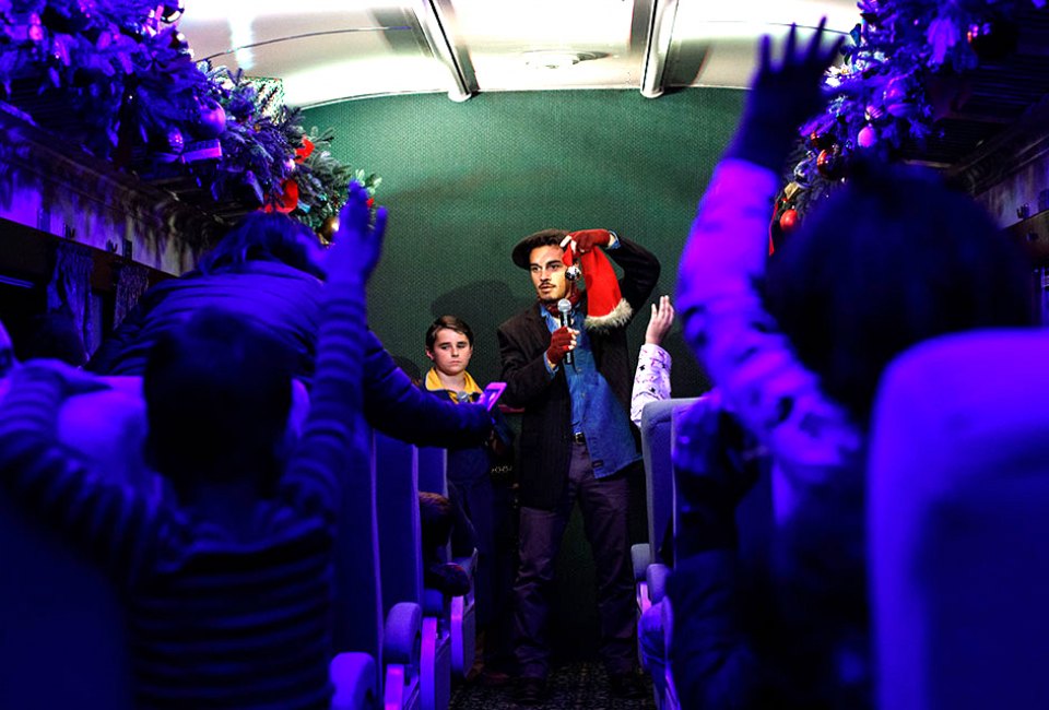 Take a magical ride to the North Pole on the Whippany Railway's Polar Express. Photo courtesy of the Polar Express