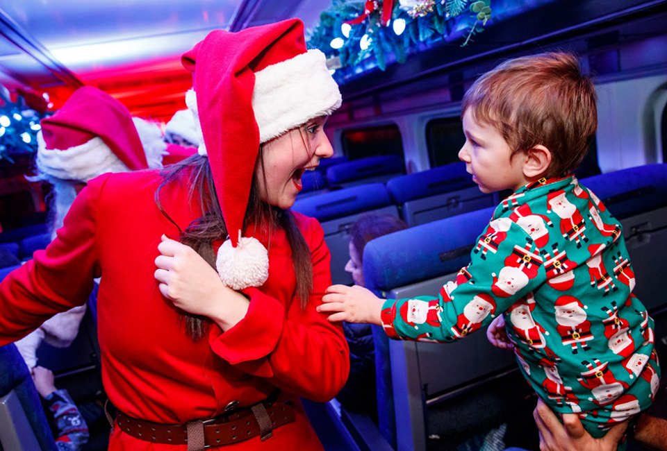 Get into the Christmas spirit this weekend with a ride aboard the Polar Express in Whippany. Photo courtesy of the railway