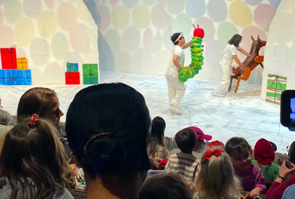 Eric Carle's colorful animals come to life on stage,