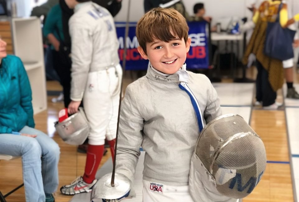 You won't have to fence them in with the top summer camps in Fairfield County! Photo courtesy of the Tim Morehouse Fencing Club