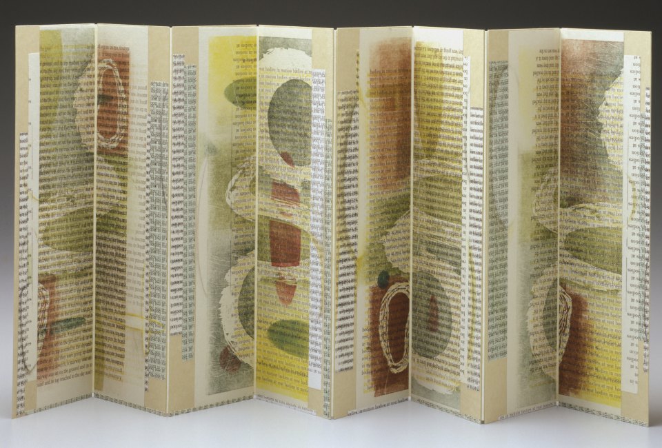 Colorful Collage Accordion Books at the Jewish Museum