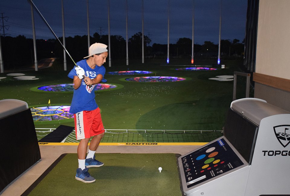 Swing for the fences at Topgolf in Holtsville. 