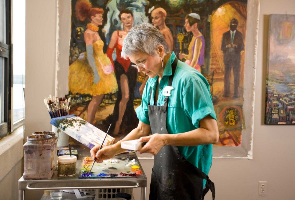 See artists at work. Photo courtesy of Torpedo Factory Art Center