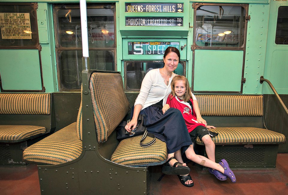 The Transit Museum's vintage fleet appeal to all ages. Photo courtesy the museum.