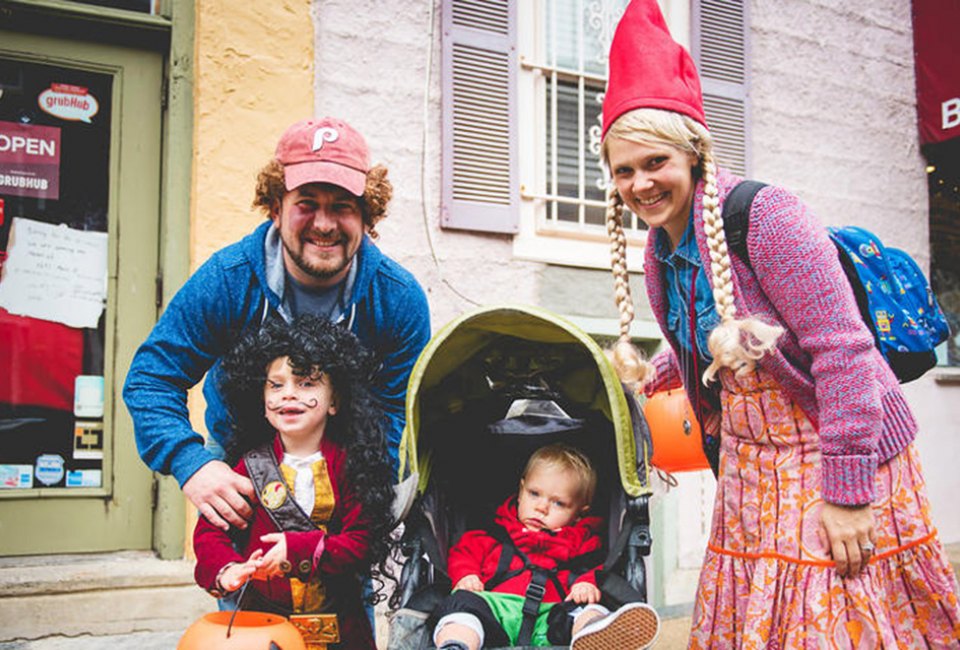 trick-or-treating in Manayunk.