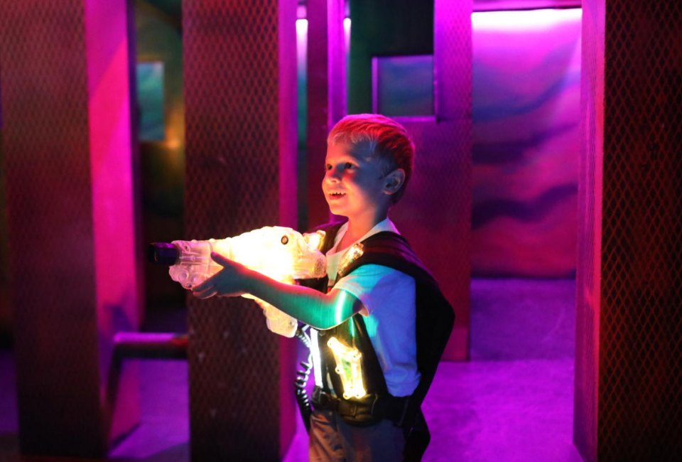 Laser tag is perfect for birthday parties or just a fun family afternoon. Photo courtesy of Ultrazone Laser Tag