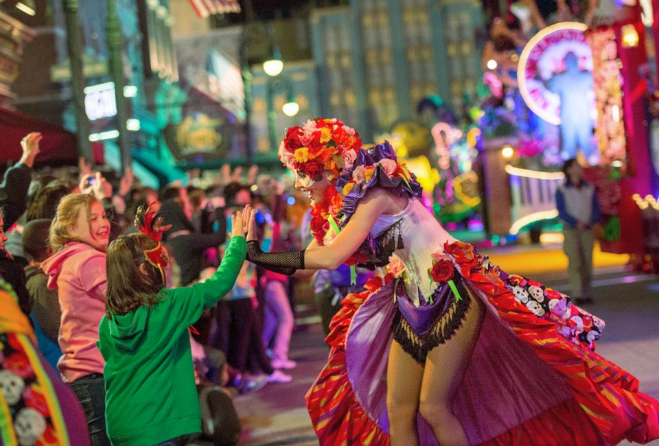 Celebrate Mardi Gras theme-park style. Photo courtesy of Universal Orlando 