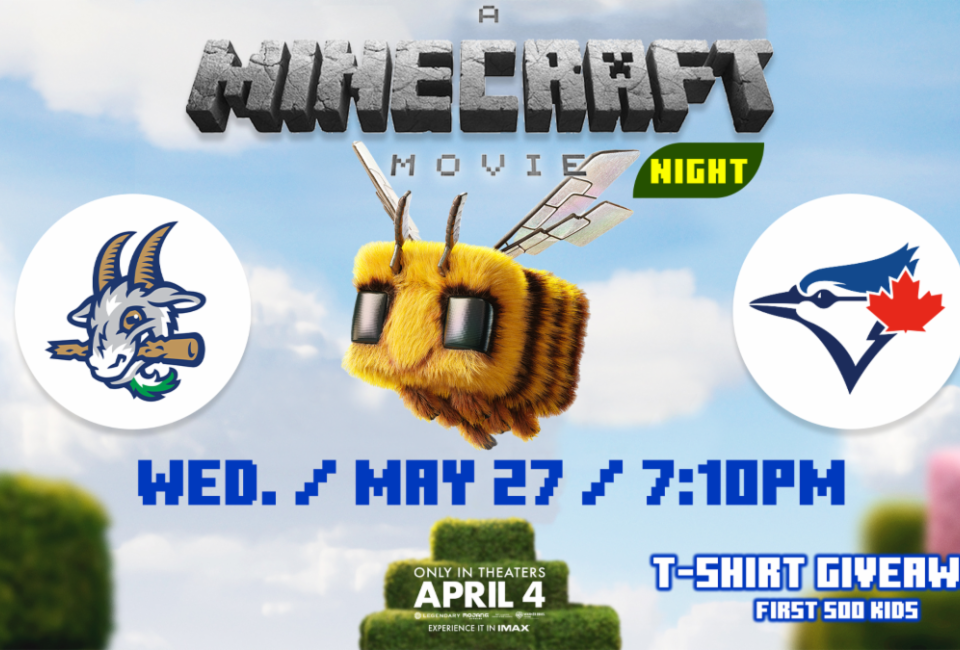 Minecraft Movie Night at YardGoats