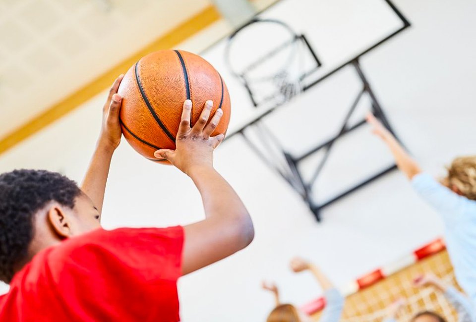 Sports like basketball are just some of the fun activities kids can enjoy during spring break camps.