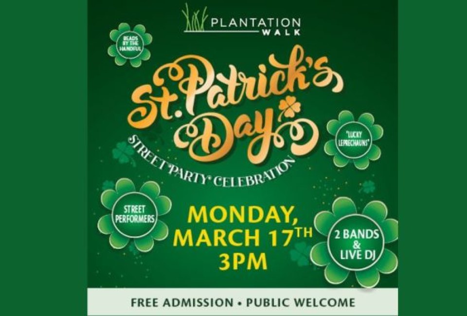 Plantation Walk’s St. Patrick’s Day Celebration