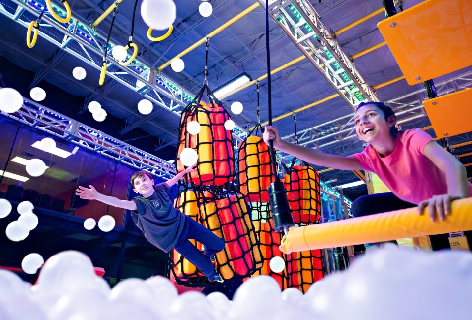 Kids can climb, bounce, and reach for the stars at Urban Air. Photo courtesy of Urban Air Trampoline Park, Orange