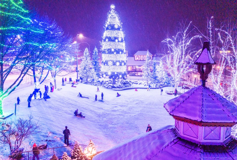 Leavenworth, WA transforms itself into a snow globe at Christmastime. Photo courtesy of the Leavenworth Chamber of Commerce 