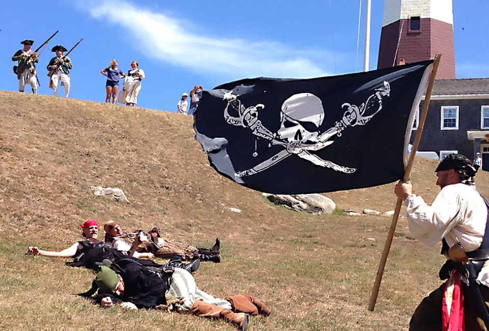 Ahoy, matey: Catch a pirate show at Montauk's Lighthouse Weekend. Photo courtesy of the lighthouse