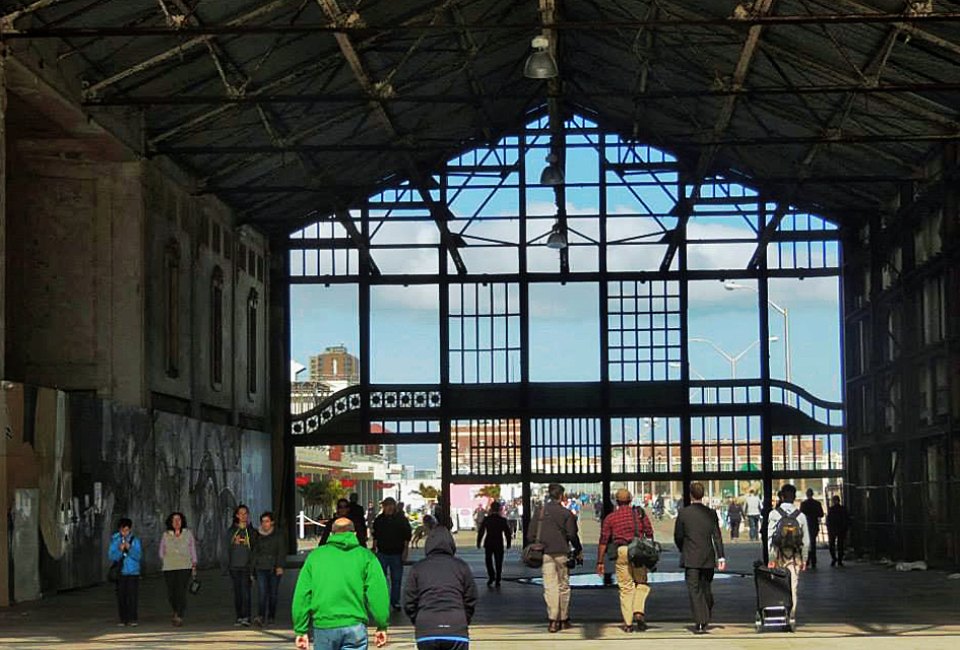 Asbury Park's beach and boardwalk beckon families and day-trippers. 