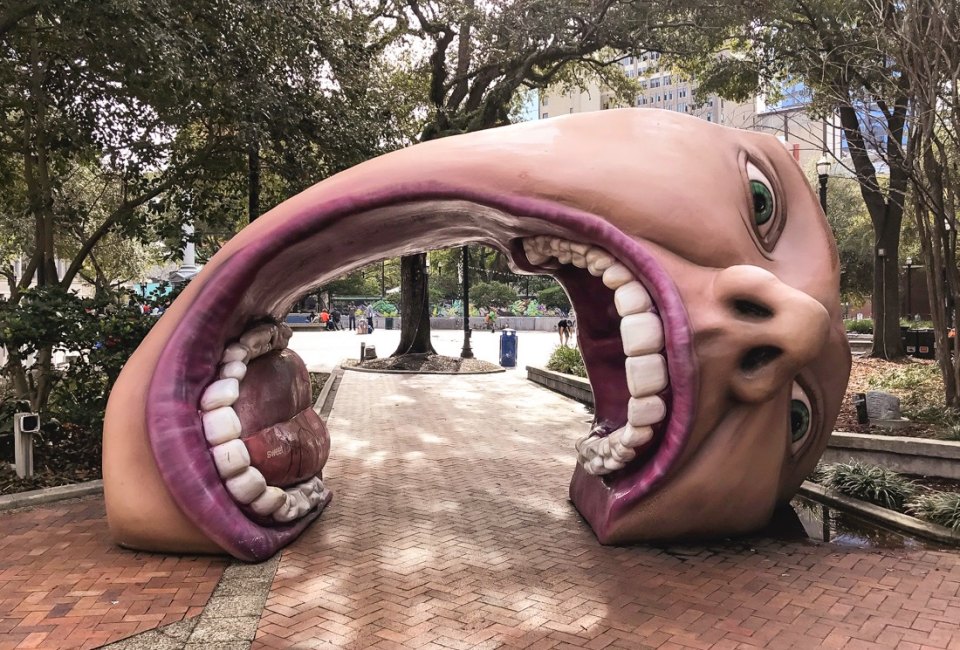 The famous MOSH mouth will eat you alive! Photo courtesy of Visit Jacksonville