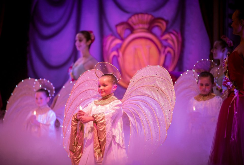 Sugarplum fairies are coming to towns around Connecticut with magical Nutcracker shows. Warner Theater Center Nutcracker photo by Luke Haughwout .