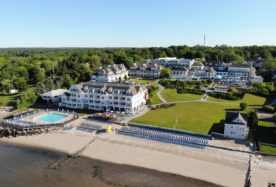 The Water's Edge Resort and Spa in Connecticut offers the beach and so much more. Photo courtesy the resort