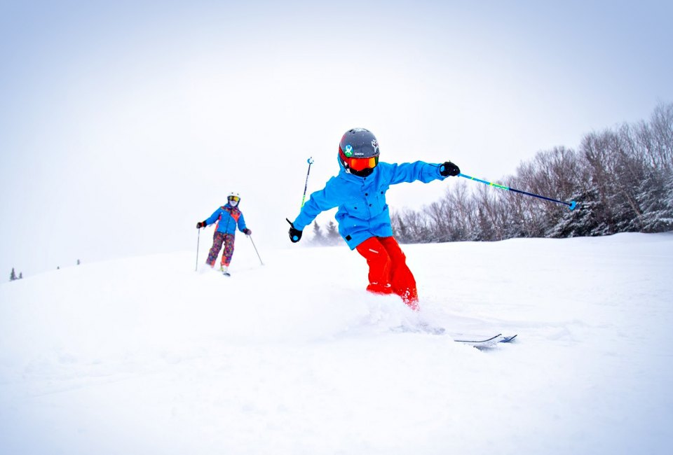Waterville Valley is introducing a new parent-child learn-to-ski program. Photo courtesy of Waterville Valley