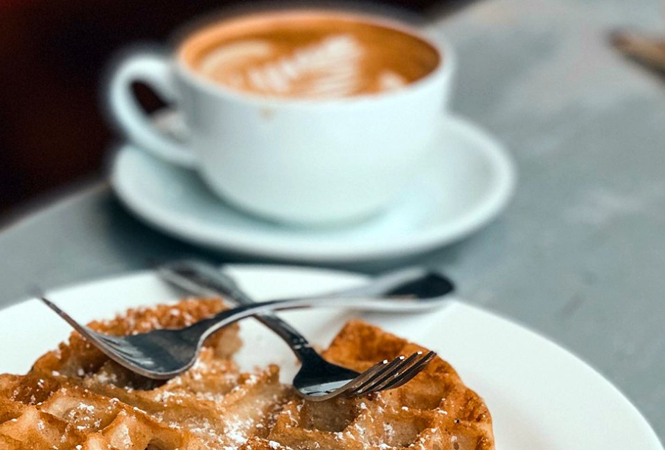 Best Kid-Friendly Coffee Shops in Westchester Kids can start off their morning with a delicious waffle at Peekskill Coffee Shop.