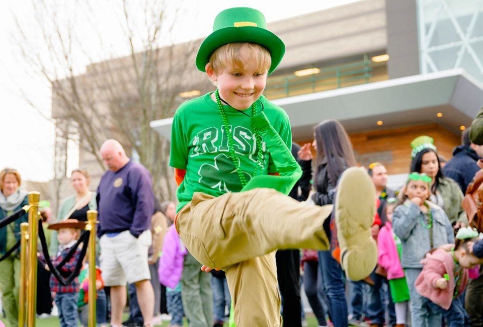 Grab your little leprechauns and experience the luck of the Irish at Ridge Hill Shopping Center's St. Patrick’s Day celebration. Photo courtesy of Ridge Hill