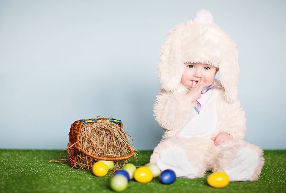 Dress in your best for Easter Bunny pictures at the Cross County Center. Photo courtesy of the center