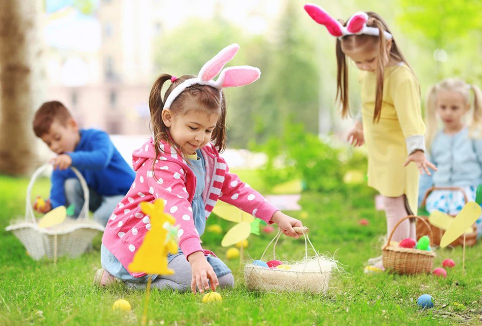 Grab those baskets, because it's time for an Easter egg hunt at Maria Regina High School and tons of other Westchester spots. Photo courtesy of the school